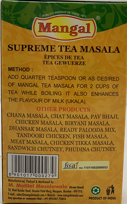 Mangal Super Tea Masala - Buy Online Australia | Om Spice & Grocery