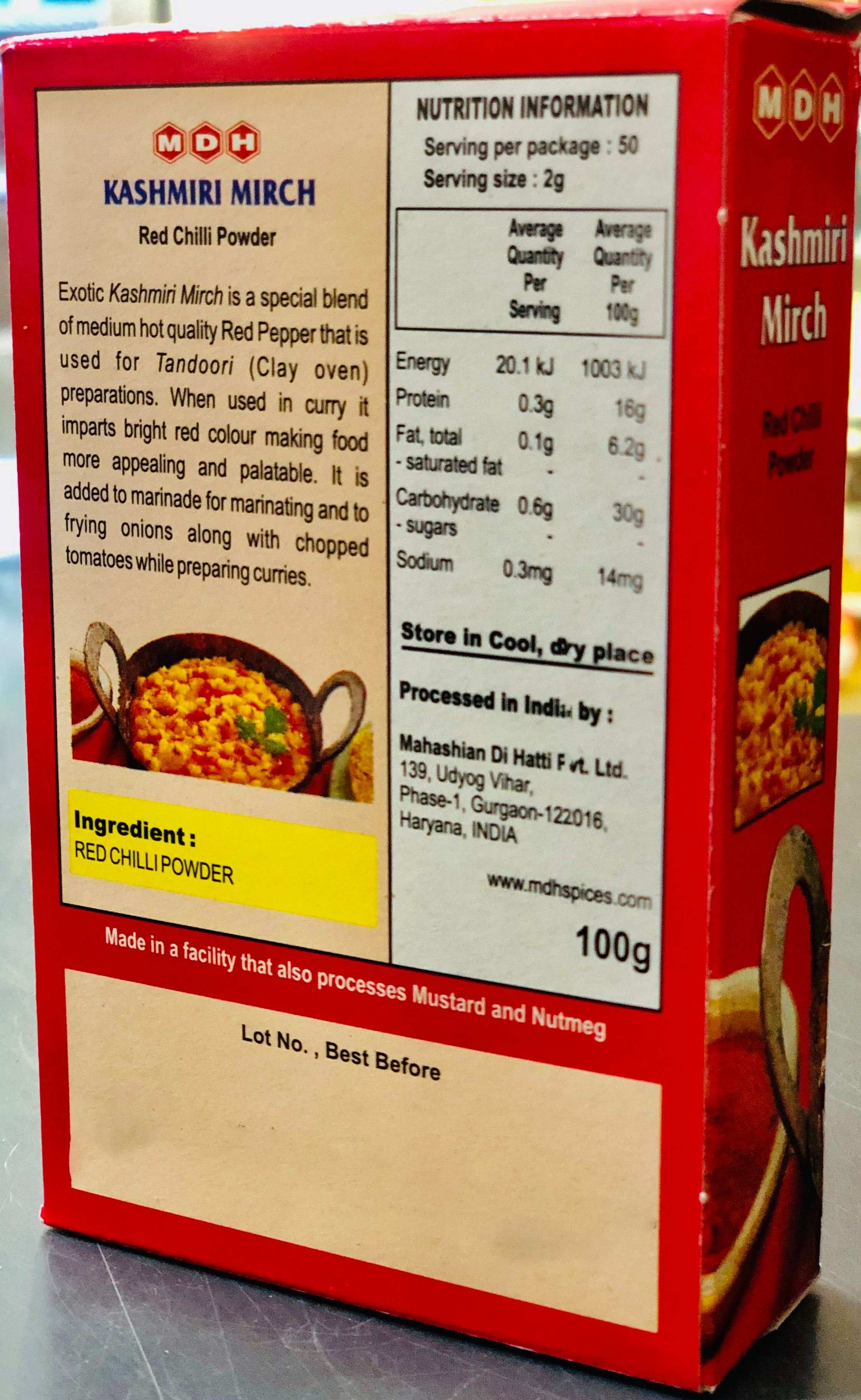 MDH Kashmiri Mirch - Buy Online Australia | Om Spice & Grocery