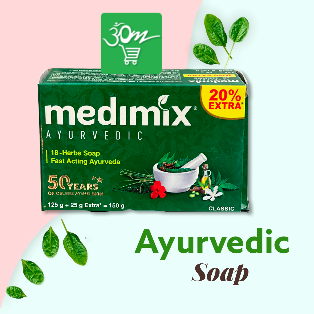 Medimix AYURVEDIC Soap - Buy Online Australia | Om Spice & Grocery