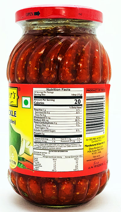Mothers Mixed pickle - Buy Online Australia | Om Spice & Grocery