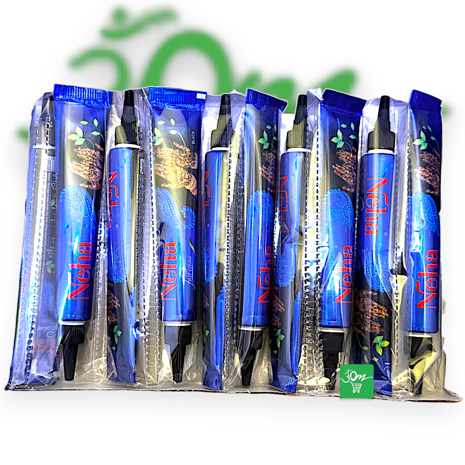 Neha Fast Color Mehandi Cone - Black - Buy Online Australia | Om Spice & Grocery