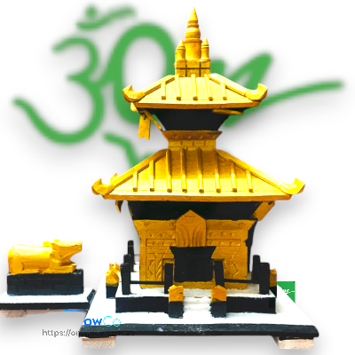 Nepali Handmade Replica Of Pashupatinath Temple 8 inch - Buy Online Australia | Om Spice & Grocery