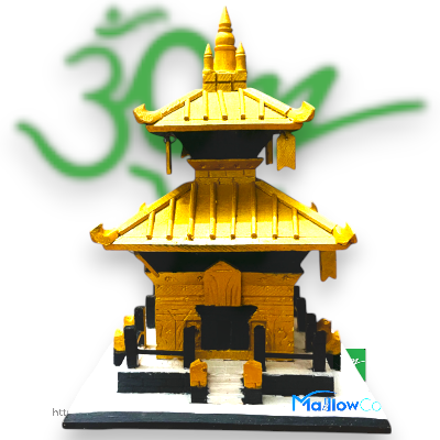 Nepali Handmade Replica Of Pashupatinath Temple 8 inch - Buy Online Australia | Om Spice & Grocery
