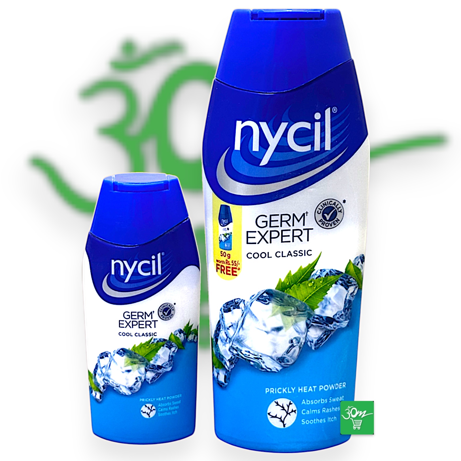 Nycil Germ Expert Cool Classic Talcum Powder - Buy Online Australia | Om Spice & Grocery