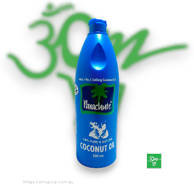 Parachute Coconut Oil 500 ml - Buy Online Australia | Om Spice & Grocery