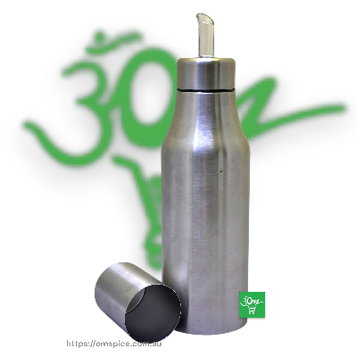 Oiler Stainless Steel Oil Container - Buy Online Australia | Om Spice & Grocery