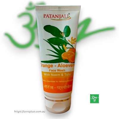 Patanjali Orange and Aloevera Face Wash - Buy Online Australia | Om Spice & Grocery
