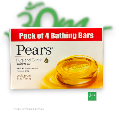 Pears 4 Bathing Bar Pack - Buy Online Australia | Om Spice & Grocery