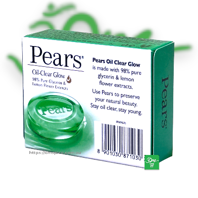 Pears Oil Clear Glow Bathing Soap 100gm - Buy Online Australia | Om Spice & Grocery