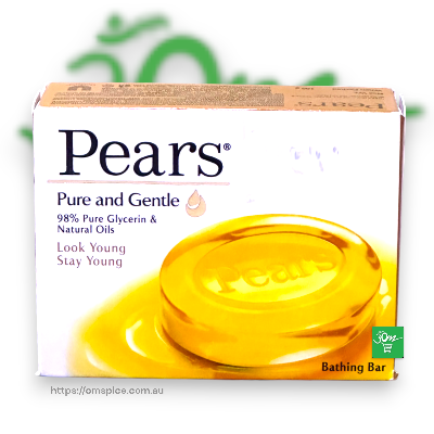 Pears Pure and Gentle Bathing Bar 100gm - Buy Online Australia | Om Spice & Grocery