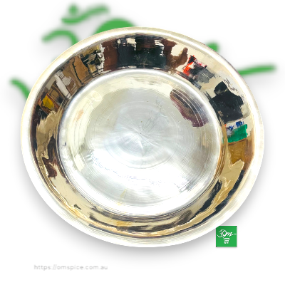 Brass Plate (Charesh Thal) Large and Medium - Buy Online Australia | Om Spice & Grocery