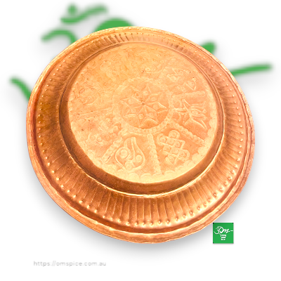 Puja Thali Asthamangal 9 inch - Buy Online Australia | Om Spice & Grocery