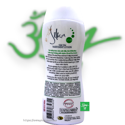 Silka Skin Whitening Lotion Age Defying SPF 23 Jojoba 200ml - Buy Online Australia | Om Spice & Grocery