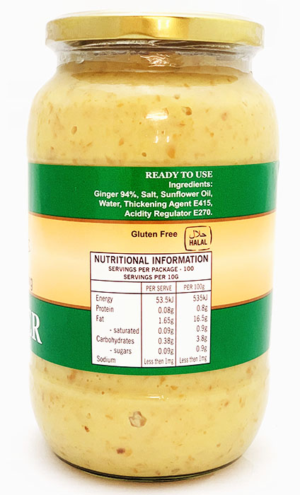 Ginger Paste - Buy Online Australia | Om Spice & Grocery