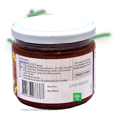 Sabrini Hot Chilli Dip - Buy Online Australia | Om Spice & Grocery