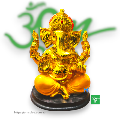 Shree Ganesh Murti 14cm - Buy Online Australia | Om Spice & Grocery