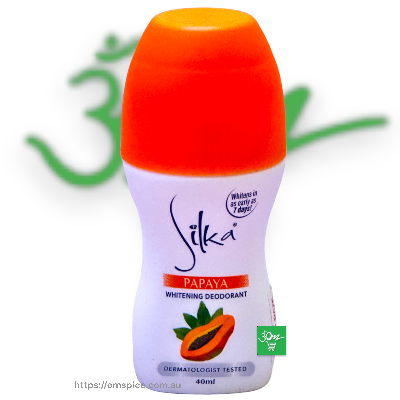 Silka Papaya Whitening Deodorant - Buy Online Australia | Om Spice & Grocery