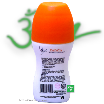 Silka Papaya Whitening Deodorant - Buy Online Australia | Om Spice & Grocery