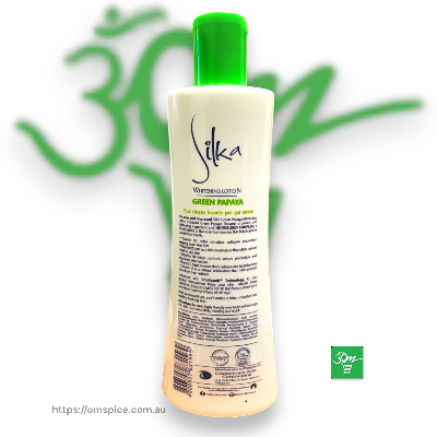 Silka Whitening Lotion Green Papaya 200ml - Buy Online Australia | Om Spice & Grocery