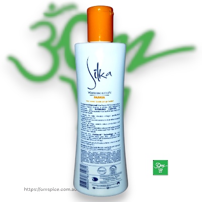 Silka Whitening Lotion Papaya 200ml - Buy Online Australia | Om Spice & Grocery