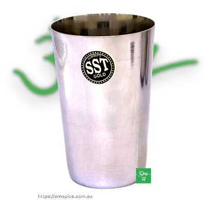 SST Gold Stainless Steel Cup 12cm Length 8cm Diameter