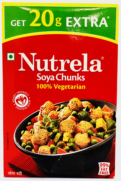 Soya Chunks (Nutrela) - Buy Online Australia | Om Spice & Grocery