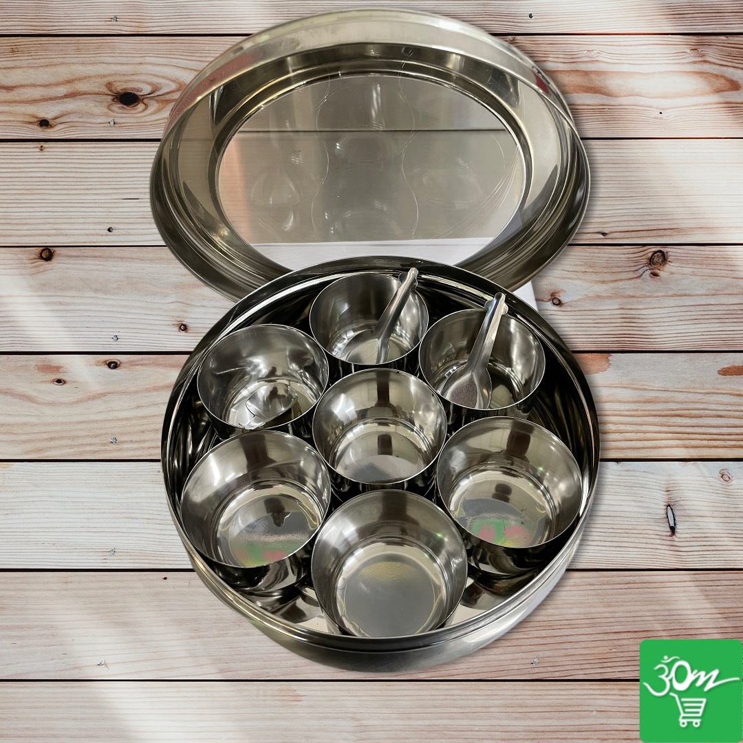 Spice Container ( Masala Dabba ) - Buy Online Australia | Om Spice & Grocery