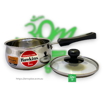 Hawkins Tea Pan  Induction Stainless steel with Glass Lid