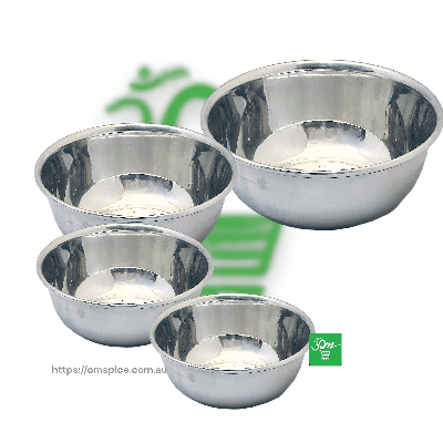 Stainless Steel Bowl - Buy Online Australia | Om Spice & Grocery