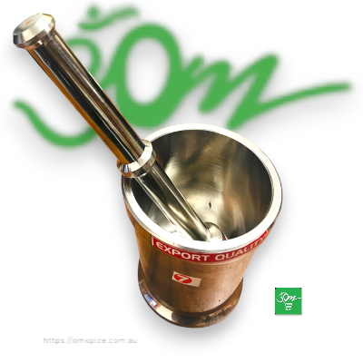 Stainless Steel Okhal No.7 - Buy Online Australia | Om Spice & Grocery