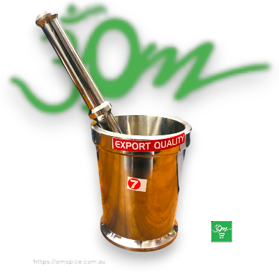 Stainless Steel Okhal No.7 - Buy Online Australia | Om Spice & Grocery
