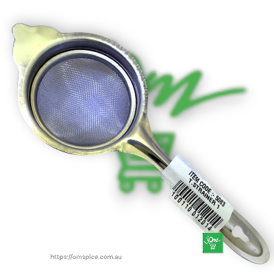Tea strainer Stainless Steel Tea Filter 20cm,22cm,26cm - Buy Online Australia | Om Spice & Grocery