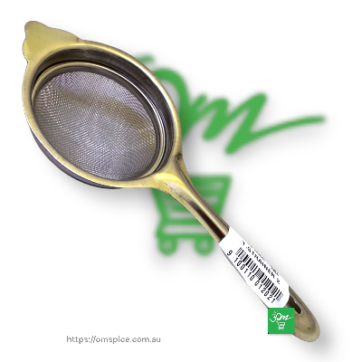 Tea strainer Stainless Steel Tea Filter 20cm,22cm,26cm - Buy Online Australia | Om Spice & Grocery