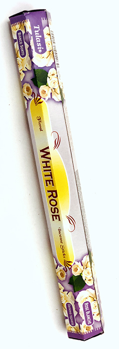 Tulasi Incense White Rose - Buy Online Australia | Om Spice & Grocery