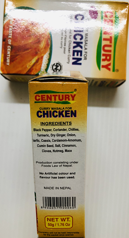 Century Chicken Masala