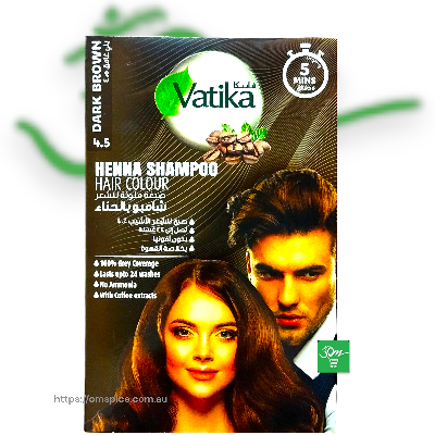 Vatika Henna Shampoo Hair Colour - Buy Online Australia | Om Spice & Grocery