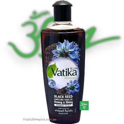 Vatika Natural Black Seed Strong and Shiny 200ml - Buy Online Australia | Om Spice & Grocery