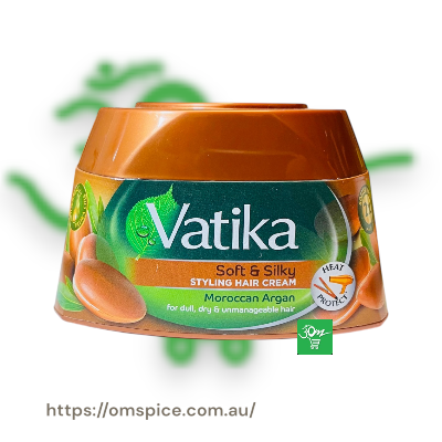 VATIKA STYLING HAIR CREAM SOFT AND SILKY 210ML - Buy Online Australia | Om Spice & Grocery
