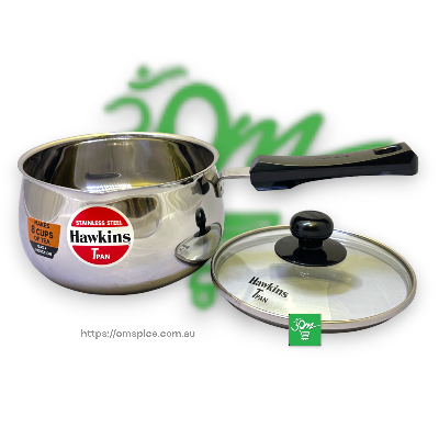 Hawkins Tea Pan  Induction Stainless steel with Glass Lid