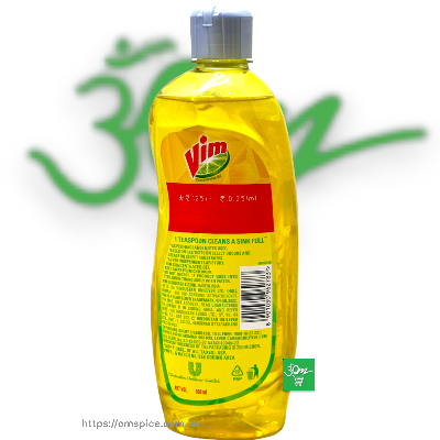 Vim Dishwasher Liquid 500ml - Buy Online Australia | Om Spice & Grocery