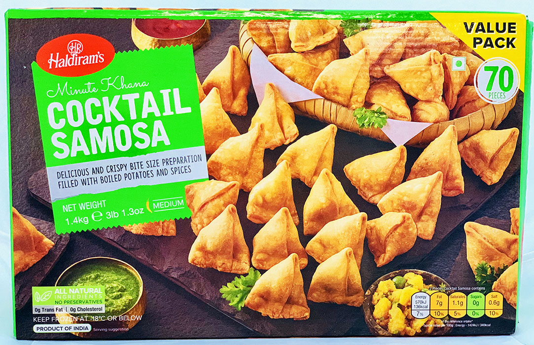 Haldiram's Cocktail Samosa 70pcs