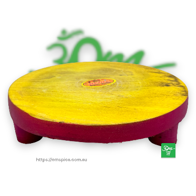 Wooden Roti Belan 25cm Diameter - Buy Online Australia | Om Spice & Grocery