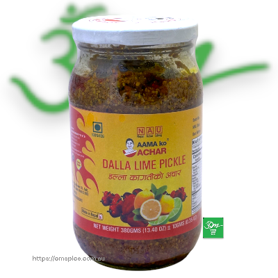 Aamako Dalla Lime Pickle - Buy Online Australia | Om Spice & Grocery