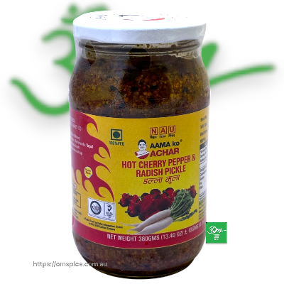 Aamako Radish Pickle with dalla - Buy Online Australia | Om Spice & Grocery