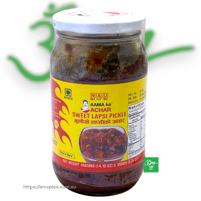 Aamako Sweet Lapsi Pickle - Buy Online Australia | Om Spice & Grocery