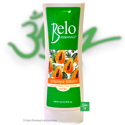 Belo Papaya Lotion 200ml SPF 30 Brightening + Protecting - Buy Online Australia | Om Spice & Grocery