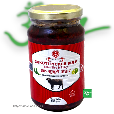 Buff Sukuti Pickle - Buy Online Australia | Om Spice & Grocery