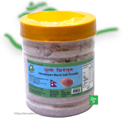 Himalaya Black Salt Powder (birenun) - Buy Online Australia | Om Spice & Grocery